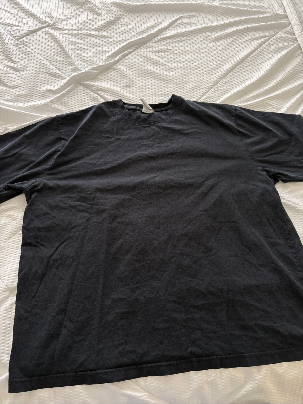 Men's Black Crew Neck Short Sleeve Tee